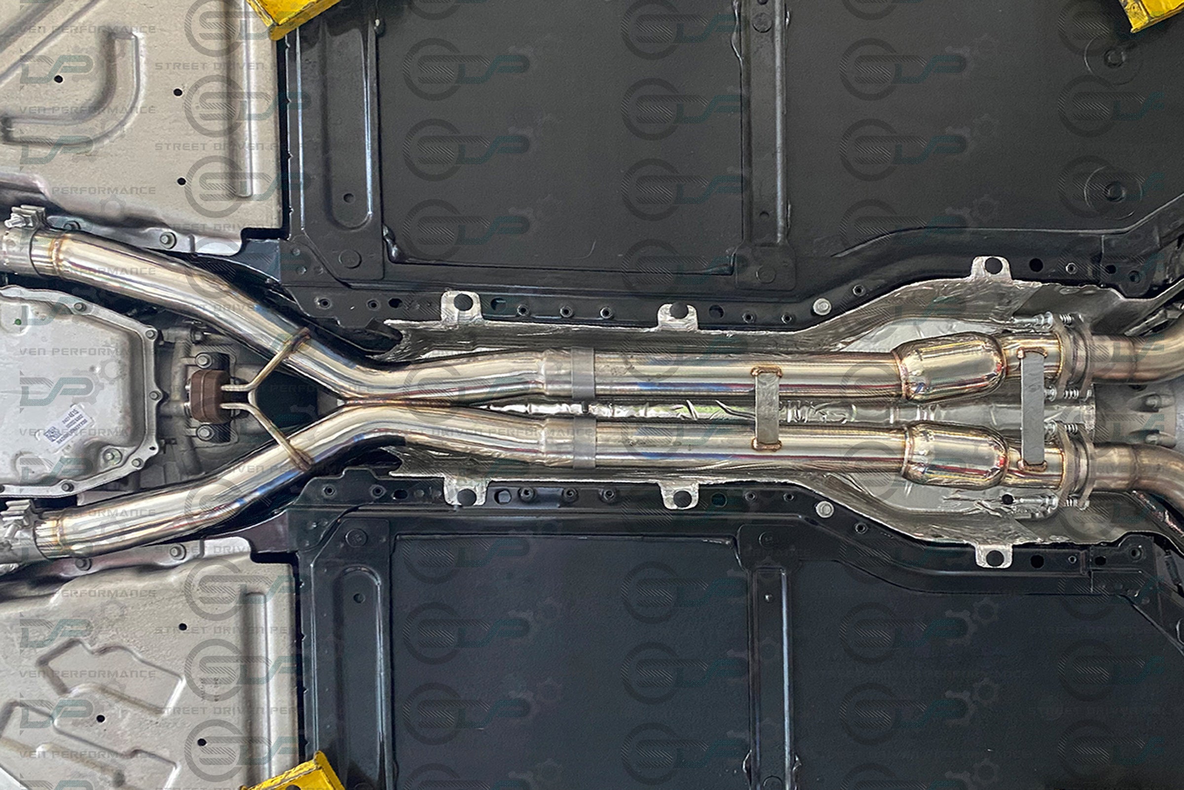 C7 Corvette - 3" Stainless Racing Double X-Pipe Exhaust